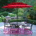 9Ft 3-Tiers Outdoor Patio Umbrella With Crank And Tilt And Wind Vents For Garden Deck Backyard Pool Shade Outside Deck Swimming Pool_maomaolike.com