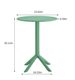 3 Piece Plastic Arm Chair Bistro GRS Premium Ocean Plastic, Green_maomaolike.com