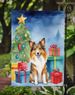 Sheltie Christmas Reindeer Garden Flag Mailbox Flag Decorative Yard Flag Banner Outside Patio Artwork Yard Flower Beds, Garden Size, Multicolor_maomaolike.com