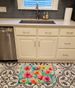 Carnations In Watercolor Memory Foam Kitchen Mat Machine Washable Anti-Fatigue Mat Cushion Comfort Bath Mat Or Kitchen Rug_maomaolike.com