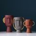 Nordic Style Head Ceramic Vase Creative Simple Modern Home Decor Craft Soft Decoration Ornament_maomaolike.com