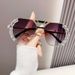 Unisex Fashion Round Diamond Studded Sunglasses Sun Protection Sunglasses Outdoor Rhinestone Glasses_maomaolike.com