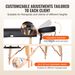 VEVOR Professional Wide Massage Table 30" W, Heavy Duty Folding Massage Table, 8-Level Height Adjustable Facial Salon Tattoo Bed, Portable Spa Table With Headrest, Hand Pallet & Carrying Bag, 750LBS_maomaolike.com