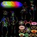 158Pcs Glow Sticks Fluorescent Stick Set, Glow In The Dark,Party Favors For Kids And Adults, Ideal For Birthdays, Weddings, Holidays,Outdoor,Yard Game_maomaolike.com