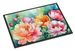 Indiana Peonies In Watercolor Doormat Front Door Mat Indoor Outdoor Rugs For Entryway, Non Slip Washable Low Pile, 24H X 36W_maomaolike.com