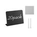 Mini Chalkboard Signs - 4"x3" Food & Party Table Signs - Wedding & Bakery_maomaolike.com