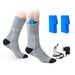 Heated Socks Winter electric heating socks men's and women's thermal ski socks long tube warm feet charging heating socks_maomaolike.com