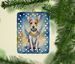 Fox Terrier My Angel Porcelain Ornament Christmas Tree Hanging Decorations For Home Christmas Holiday, Rectangle, Gift, Multicolor_maomaolike.com