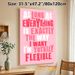 Humorous Slogan Painting Poster, Pastel Pink Typographic Poster, Witty Relatable Quote Decor Ideal For Home Office, Living Room And Bedroom_maomaolike.com