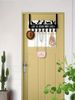 Over-The-Door Cat Organizer,8 Multi-Purpose Hooks For Wall Or Door, Home Storage_maomaolike.com