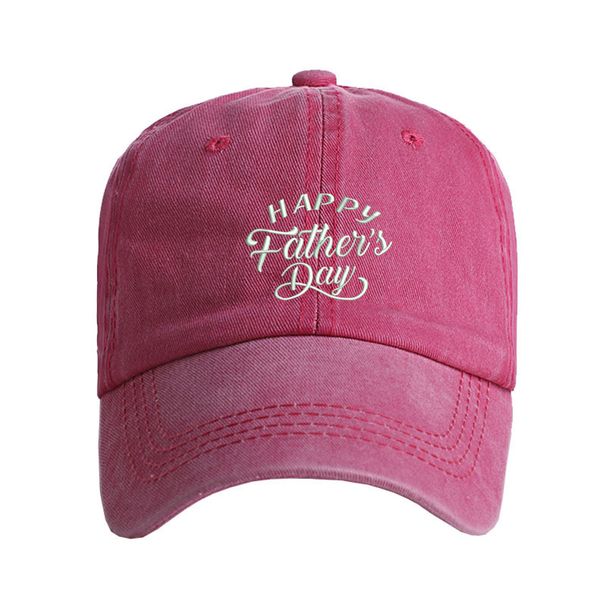 Unisex Washed cotton embroidery Dady letter baseball cap Father's Day gift hat Hip hop hat_maomaolike.com