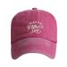 Unisex Washed cotton embroidery Dady letter baseball cap Father's Day gift hat Hip hop hat_maomaolike.com