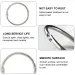 5-30Pc 20-88mm Silver Metal Loose Leaf Book Binder Hinged Rings Keychain Album Scrapbook Craft Open Rings Office Binder Hoops_maomaolike.com