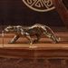 Cross-Border Hot Sale Brass Chinese Style Leopard Antique Ornament Office Desk Portable Plaything Vintage Collectible_maomaolike.com
