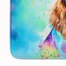 Cavalier Spaniel Hippie Dawg Memory Foam Kitchen Mat Machine Washable Anti-Fatigue Mat Cushion Comfort Bath Mat Or Kitchen Rug_maomaolike.com