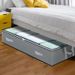 Under-Bed Storage Box With Flip-Top Lid - Durable Non-Woven Fabric Organizer Bedding, Multi-Purpose Space-Saving Design, Bedroom Organizers Storage_maomaolike.com