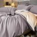 2026 Spring New Feel 200S Long-Staple Four-Piece All-Cotton Pure Cotton Sheet Duvet Cover Light Luxury Naked Sleep Bed Skirt Three-Piece_maomaolike.com