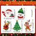 5PCS Christmas Decorations Yard Signs Santa Claus Reindeer Snowman Xmas Signs Outdoor For Christmas Outdoor Holiday Garden Yard Lawn Decor_maomaolike.com