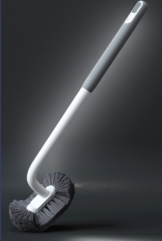 Household No Dead Angle Soft Bristle Long Handle Bathroom Wall-Mounted Toilet Cleaning Brush_maomaolike.com