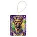 Belgian Malinois King Of Mardi Gras Porcelain Ornament Christmas Tree Hanging Decorations For Home Christmas Holiday, Rectangle, Gift, Multicolor_maomaolike.com