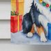 Collie Christmas Reindeer House Flag Large Porch Sleeve Pole Decorative Outside Yard Banner Artwork Wall Hanging, Polyester, House Size, Multicolor_maomaolike.com