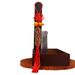 Peach Wood Gourd Chinese Knot Door-to-Door Five Emperors Coin Copper Plate Tassel Car Hanging Ornament Home Feng Shui Decoration_maomaolike.com