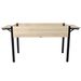 Raised Garden Bed, Metal Leg Wood Planter Boxes With Folding Storage Shelf,Elevated Planter Box For Growing Fresh Herbs, Vegetables, Flowers Great For Outdoor Patio, Deck, Balcony_maomaolike.com