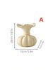 1pc French Creative Cream Style Ins Nordic Design Ceramic Vase Can Be Filled With Water, Flower Arrangement Vase, Multi-scene Ornament Decoration Vase_maomaolike.com