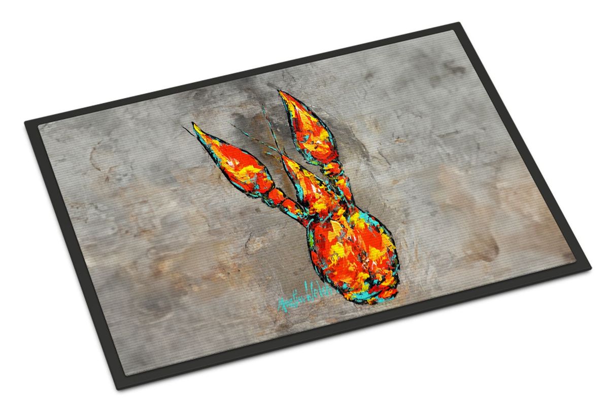 Crawfish From Arabi Doormat Front Door Mat Indoor Outdoor Rugs For Entryway, Non Slip Washable Low Pile, 24H X 36W_maomaolike.com