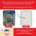Chinese Crested Christmas Reindeer Porcelain Ornament Christmas Tree Hanging Decorations For Home Christmas Holiday, Rectangle, Gift, Multicolor_maomaolike.com