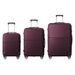 PURPLE 3-Piece Premium ABS Luggage Set-20", 24", And 28" Suitcases With Multi-Position Handle, Silent Spinner Wheels, And TSA-Approved Lock-Durable, Stylish, And Spacious Travel Gear_maomaolike.com