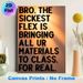 Humorous Classroom Slogan Painting Poster, Warm-toned Bold Lettering Poster, Playful Reminder To Bring Class Materials, Ideal For Classroom And Study_maomaolike.com