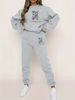 Women's Clothing Fashion Casual Digital Printed Flower Pants Suit Two Piece Suit_maomaolike.com