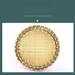 Woven Round Household Farmhouse Steamed Bun Dried Fruit Snack Storage Small Vegetable Washing Bamboo Basket_maomaolike.com