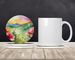North Dakota Wild Prairie Roses In Watercolor Large Sandstone Coasters Pack Of 4 Absorbent Round Coasters Decor Gifts For Men Or Women, 4 In, Multicolor_maomaolike.com