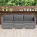 3 Pieces Patio Sectional Sofa Set PE Rattan Modular Couch Furniture Set With Soft Cushions Slip Foot Pads Accommodates Up To 400 Lbs_maomaolike.com