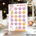 Unicorn Themed Reward Chart Painting Poster, Pastel-colored Cute Cartoon Unicorn With Balloons Poster, Motivational Progress-tracking Design To_maomaolike.com