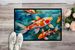 Koi Fish Doormat Front Door Mat Indoor Outdoor Rugs For Entryway, Non Slip Washable Low Pile, 24H X 36W_maomaolike.com