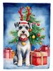 Schnauzer Christmas Reindeer Garden Flag Mailbox Flag Decorative Yard Flag Banner Outside Patio Artwork Yard Flower Beds, Garden Size, Multicolor_maomaolike.com