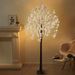 5.9ft Lighted Cherry Blossom Tree With LED Fairy Lights For Spring Wedding Party Indoor Outdoor Decor_maomaolike.com