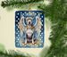 Pit Bull Terrier My Angel Porcelain Ornament Christmas Tree Hanging Decorations For Home Christmas Holiday, Rectangle, Gift, Multicolor_maomaolike.com