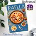 Paella Themed Painting Poster, Vibrant Retro Spanish Cuisine Scene Poster, Appealing Food Artwork To Enhance Dining Ambiance, Ideal For Kitchen And_maomaolike.com