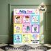 Potty Training Painting Poster, Vibrant Cartoon-style Step-by-step Potty Guide Poster, Clear Toilet Routine Instructions, Suitable For Bathroom_maomaolike.com