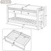 Shoe Rack With Cushioned Seat And Drawers,Multipurpose Entryway Storage Bench_maomaolike.com