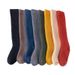 Autumn and winter velvet padded wool calf socks men's stockings warm high tube for the elderly women's long socks_maomaolike.com
