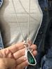 1 Simple And Personalized Long Heterosexual Oversized Irregular Crystal Talisman Sweater Chain Necklace_maomaolike.com