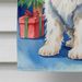 Komondor Christmas Reindeer House Flag Large Porch Sleeve Pole Decorative Outside Yard Banner Artwork Wall Hanging, Polyester, House Size, Multicolor_maomaolike.com