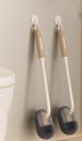 Household With Curved Head, No Dead Angle, Long Handle Bathroom Brush, Squat Toilet Cleaning Brush_maomaolike.com