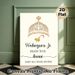 Sikh Themed Blessing Painting Poster, Elegant Gold-toned Sacred Symbol & Typography Poster, Warm Home Blessing Message, Ideal For Entryway, Living_maomaolike.com