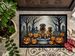 Shar Pei Spooky Halloween Doormat Front Door Mat Indoor Outdoor Rugs For Entryway, Non Slip Washable Low Pile, 24H X 36W_maomaolike.com